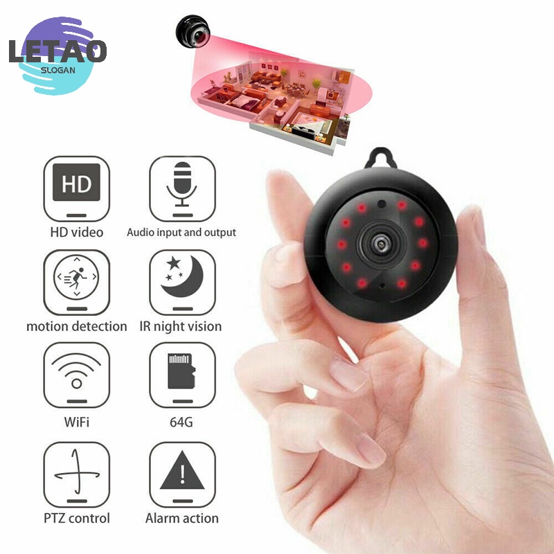 Camera wifi không dây HD 1080P V380 Webcam An Ninh Gia Đình nhìn đêm mới