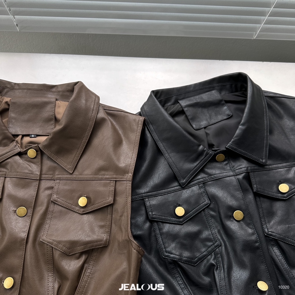 Áo gile da túi hộp level - 10320