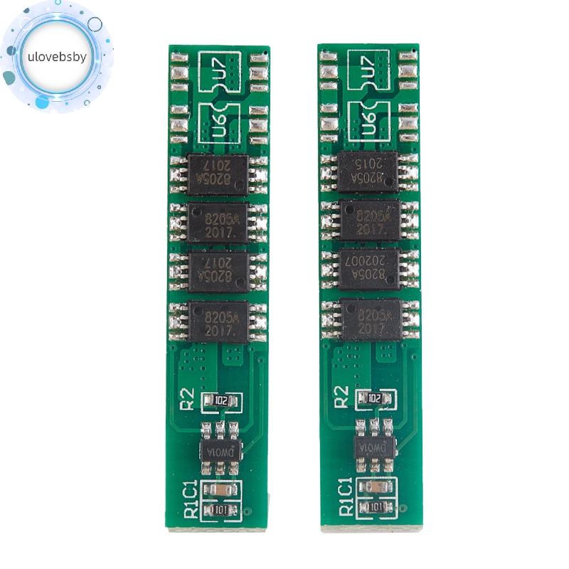 Ulovebsby 1 Bảng Mạch Bảo Vệ 1s 10a 3.7v li-ion 4Smd pcm 18650