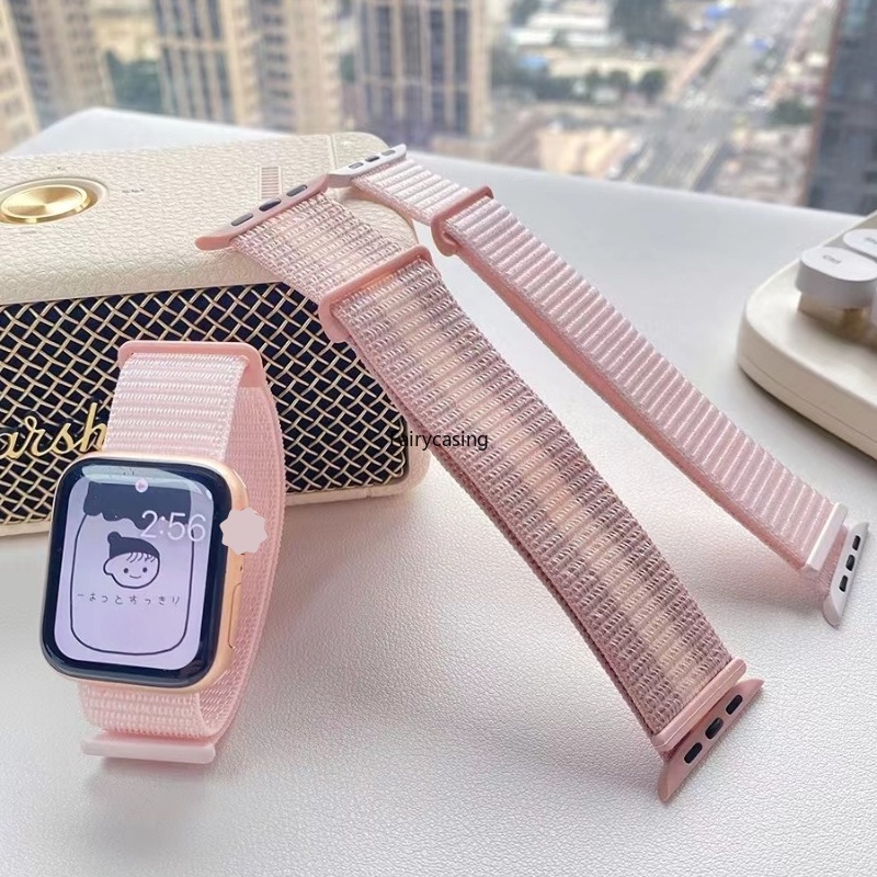 Dây Đeo nylon Cho Đồng Hồ Thông Minh apple watch ultra 2 se 6 5 4 3 49mm 45mm 41mm 44mm 9 8 7 38mm 42mm 40mm