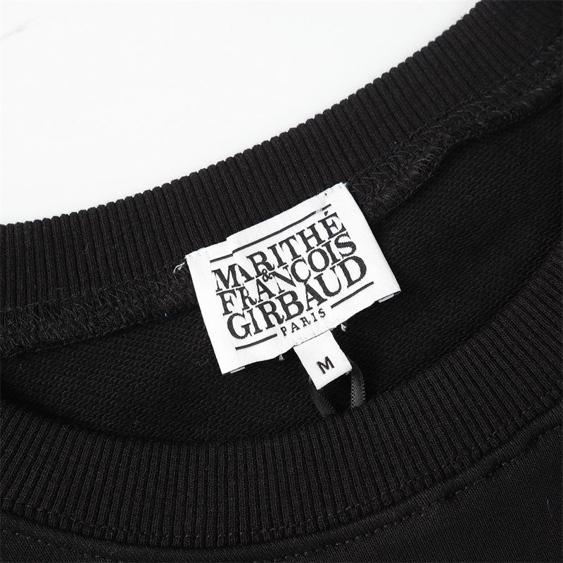 LICC super hot marithe ins letter printing autumn new casual all-match simple couple top loose sweater