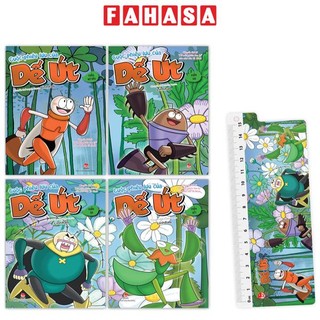 Sách bộ sách cuộc phiêu lưu của dế út - tặng kèm thước kẻ nhựa