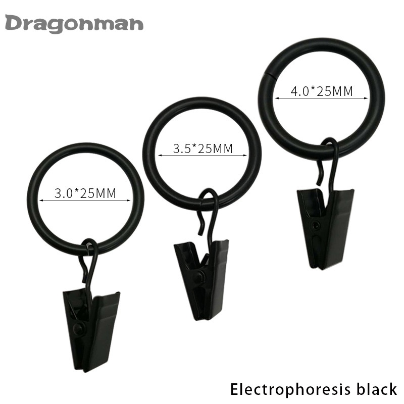 Set 40 Vòng Kẹp Rèm Cửa Chống Gỉ Sét 1 inch Phong Cách vintage