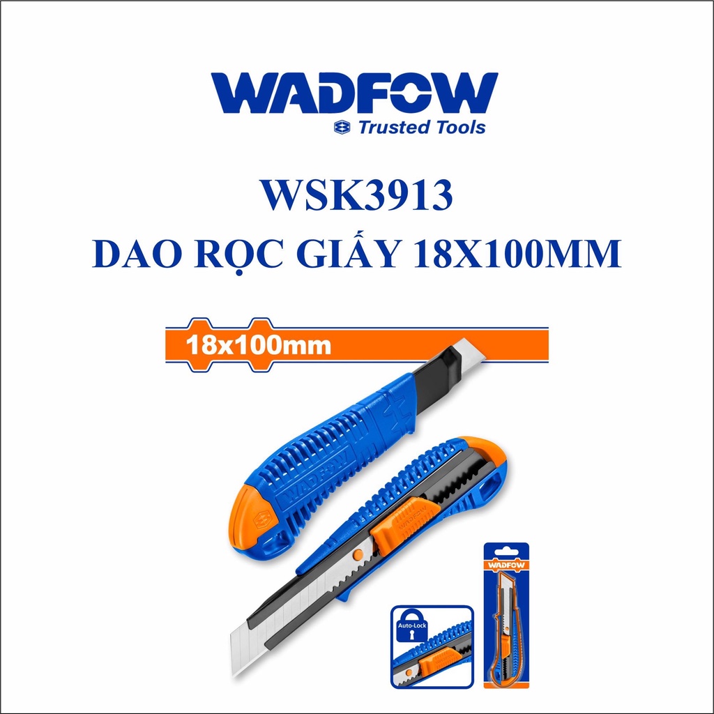 Dao rọc giấy 18x100mm WADFOW WSK3913