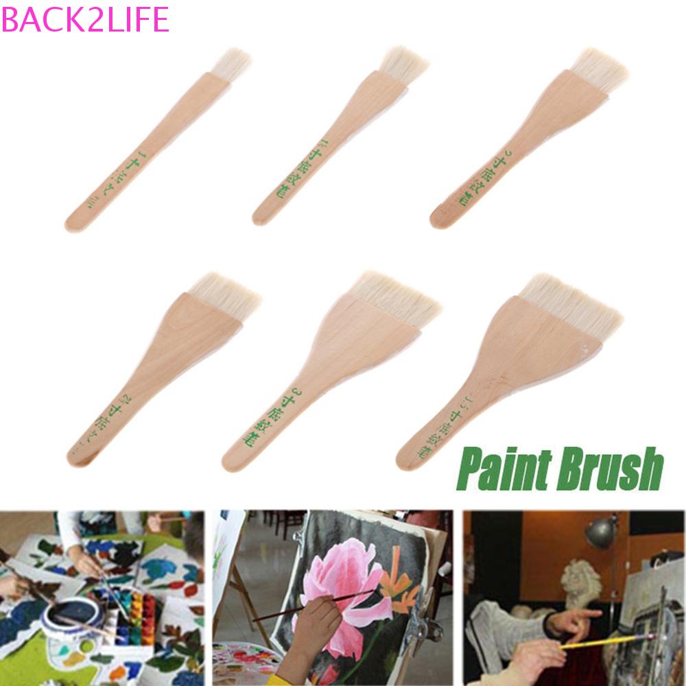 Bộ 2 Cọ Vẽ Tranh Lông Dê Siêu Bền