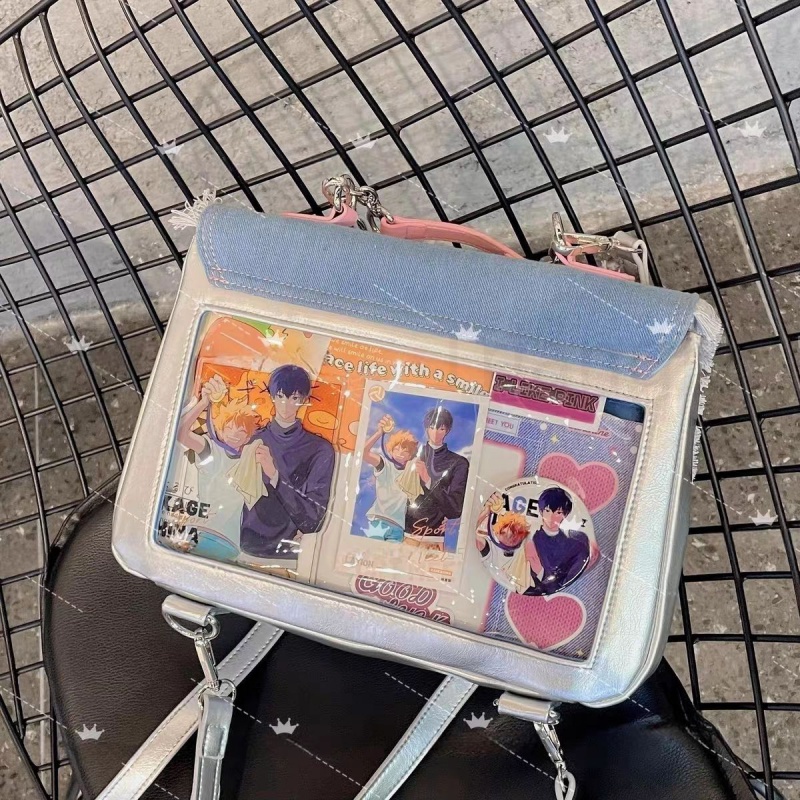 Y2k Túi Đeo Chéo Vai Xách Tay Thêu Ngôi Sao denim Thời Trang Thu Đông Phong Cách Mới 2023 y2k