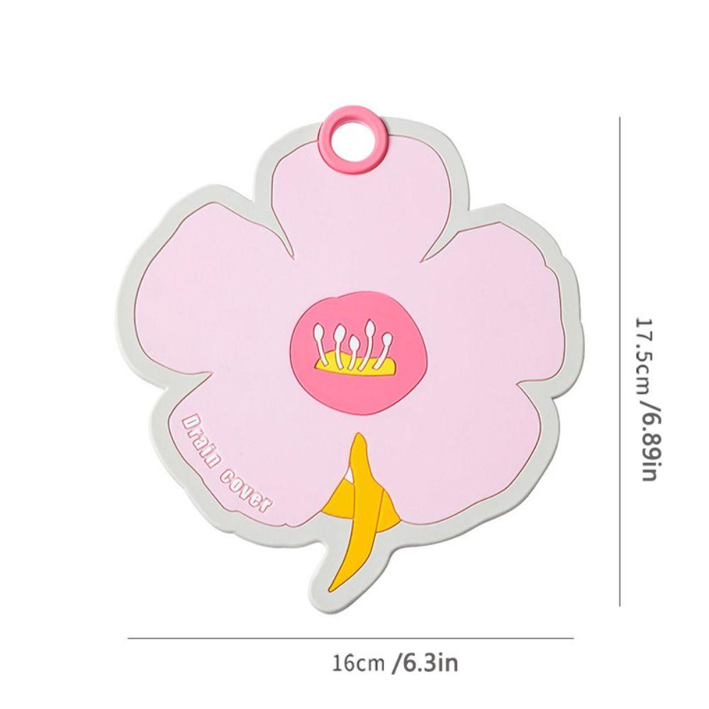 Nắp Đậy Cống Thoát Nước Sàn Nhà Tắm Chống Mùi Hôi Bằng Silicon Dễ Thương