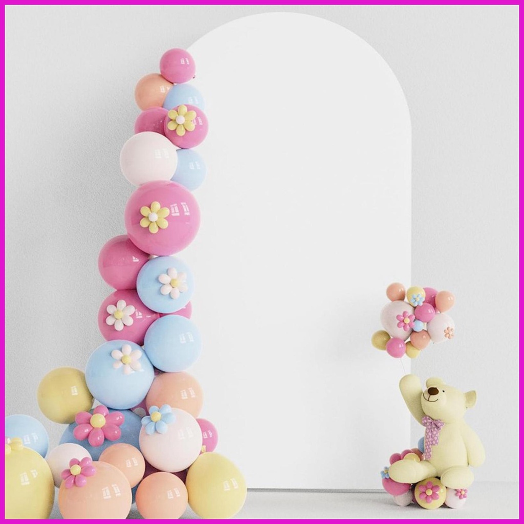 Vòng Hoa Đứng Bằng Vải spandex Co Giãn Trang Trí Tiệc Sinh Nhật