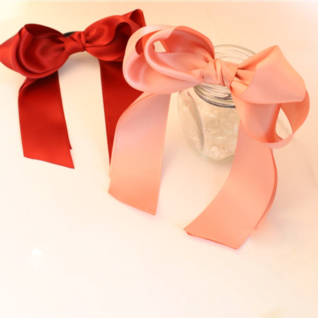 Dây Buộc Tóc Hai Lớp Thắt Nơ Bằng Vải Thời Trang Dành Cho Nữ