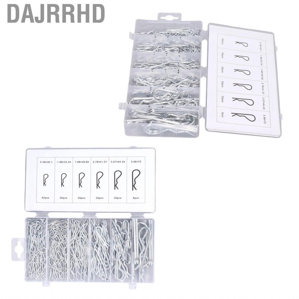 Dajrrhd 150PCS Spring Cotter Pin Assortment Set R Shaped Trailer Hitch Pins Fastener♡