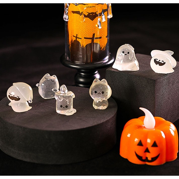Tượng phát sáng decor lễ hội halloween trang trí terrarium