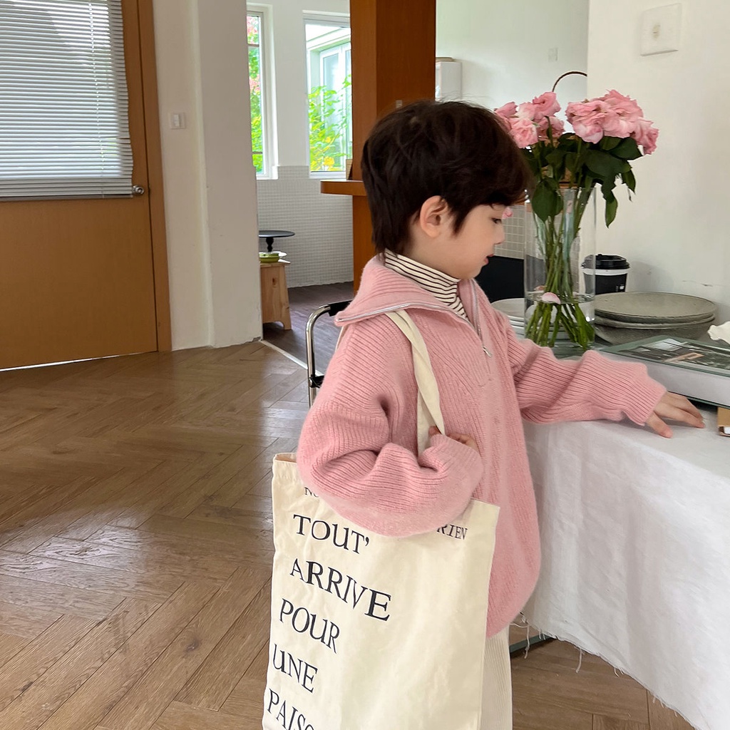 Áo Sweater Thu Đông Phong Cách Hàn Quốc Hợp Thời Trang Cho Bé Trai