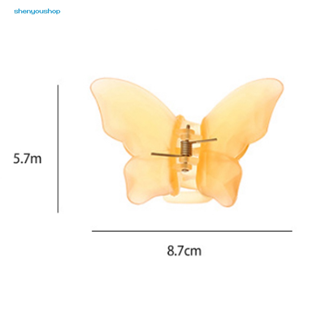 Kẹp Tóc Hình Bướm / Răng Chéo Thanh Lịch Thời Trang