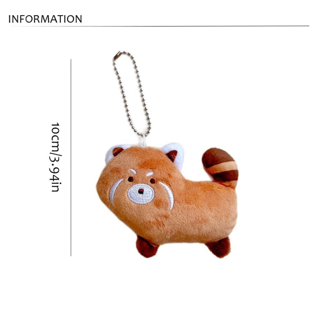 Móc Khóa Hình Gấu Trúc / Sóc Nhồi Bông Vans 1