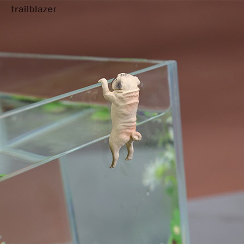 Phụ Kiện Trang Trí Bể Cá Hình Chó pug Mới