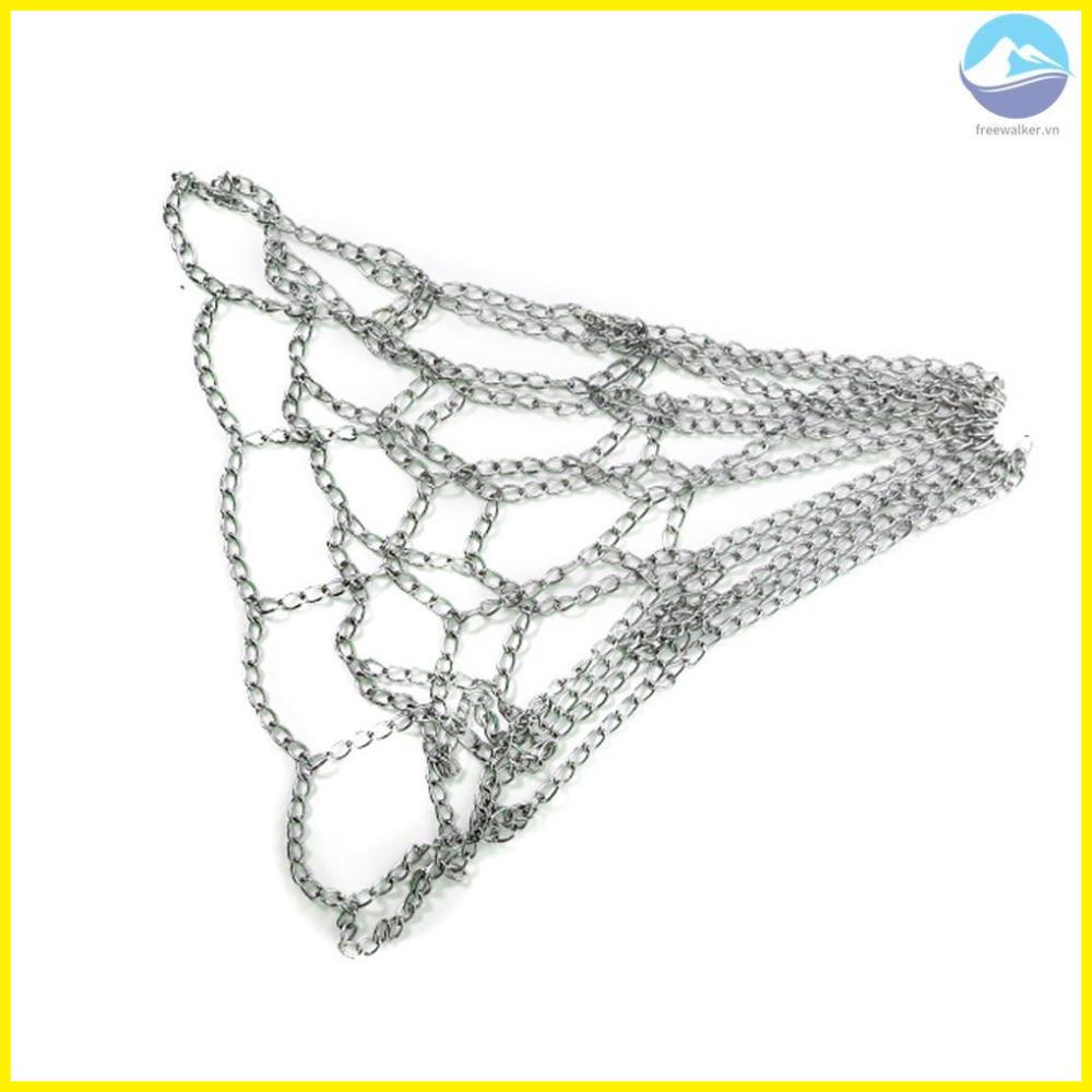 Heavy Duty Galvanized Iron Chain Net Replacement for Basketball Hoops - Built to Last
