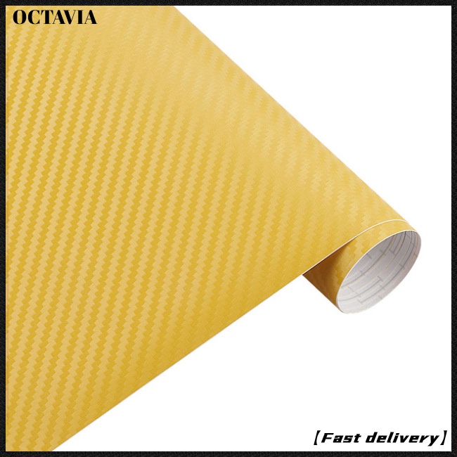 At Cuộn Phim Dán 3d Bằng vinyl Sợi carbon 30cmx127cm Trang Trí Xe Hơi Xe Máy