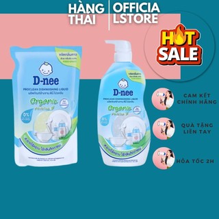Nước rửa bình sữa dnee organic túi 500ml / chai 600ml !