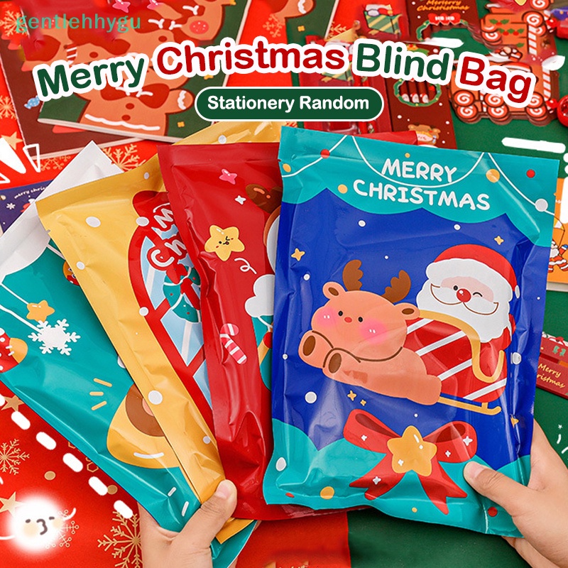 Gentgu Bộ Thước Bút Chì Vẽ Giáng Sinh Màu Ngẫu Nhiên Dùng Làm Quà Tặng Cho Trẻ Em vn