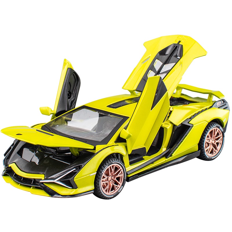 Mô Hình Xe Hơi lamborghini Tia Chớp Độc Đáo Bằng Hợp Kim