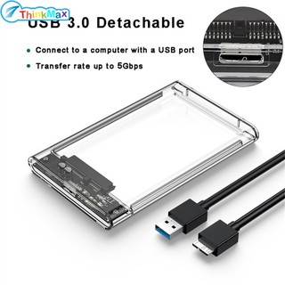 Hộp ổ cứng trong suốt SSD Solid State Mechanical 2.5 inch Laptop SATA Cổng nối tiếp USB 3.0 Tốc độ cao