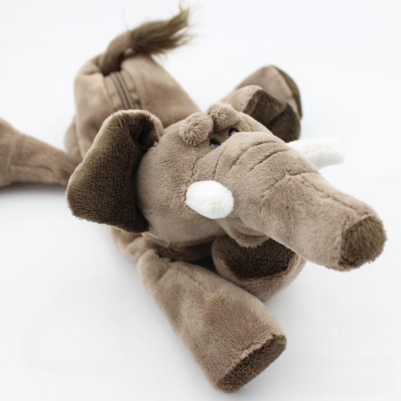 Túi Đựng Bút Bằng Vải Bông Họa Tiết Hoạt Hình Động Vật Sáng Tạo Kiểu Hàn Quốc Cho Bé