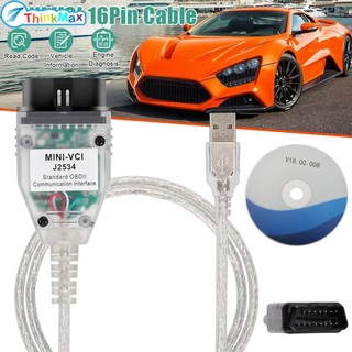 2024new!! cáp chẩn đoán ô tô mini vci j2534 obd2 firmware v1.4.1 16 pin vci obd2 cáp quét giao diện usb
