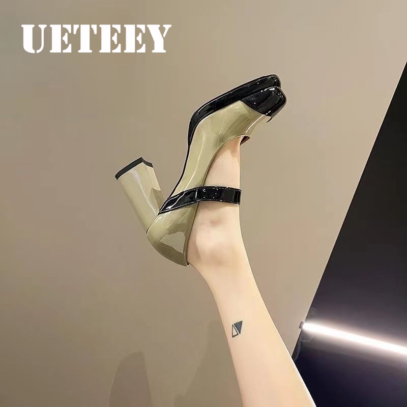 UETEEY  giày búp bê đế cao lolita giày Mary Jane Đế da mềm đế thời trang Dễ dàng phối đồ Thoải mái Phong cách đơn giản Thể thao và thời trang FLF23A0XUI 43Z231026