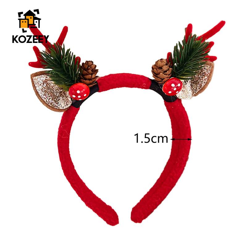 Băng Đô Cài Tóc Hình Sừng Hươu Giáng Sinh