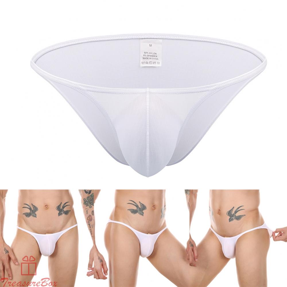 Quần Lót Mỏng Màu Trơn Co Giãn Tốt Thời Trang Mùa Hè Cho Nam