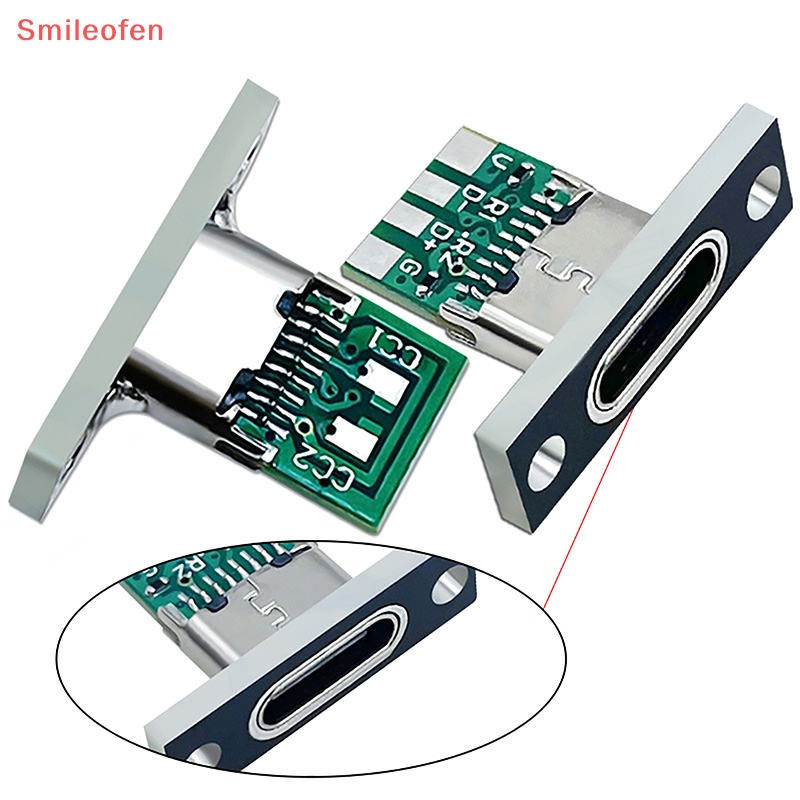 1 Giắc Cắm Sạc usb 3.1 type c Kèm Đĩa Cố Định Mới