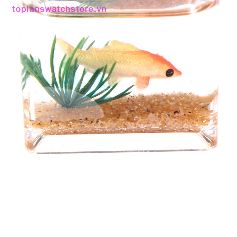 Toplanswatchstore Đồ trang trí Bể Cá Thủy Tinh Mini Trang Trí Nhà Búp Bê vn
