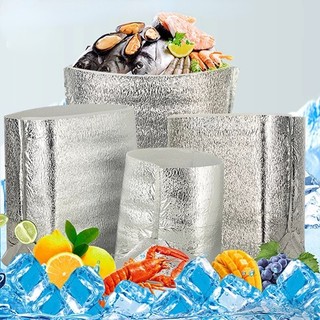 Túi lá nhôm cách nhiệt dùng một lần giữ nhiệt bảo quản thực phẩm giao hàng tiện lợi