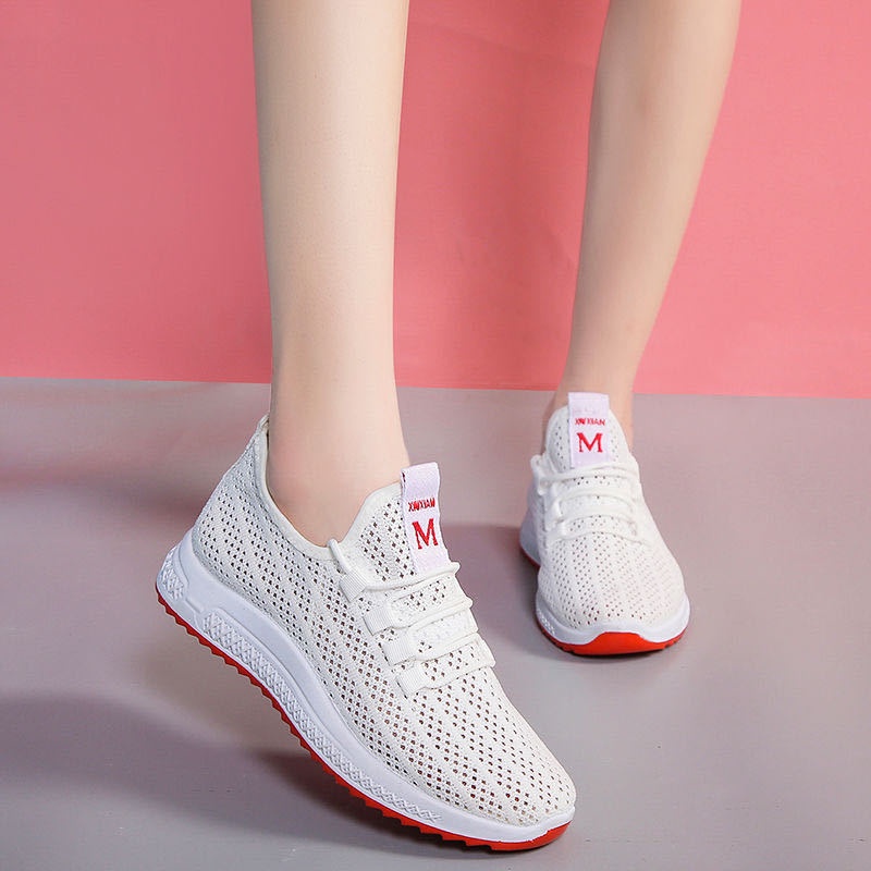 CHZK Giày nữ mới Giày thể thao Giày chạy bộ nữ Giày lưới Giày bình thường
