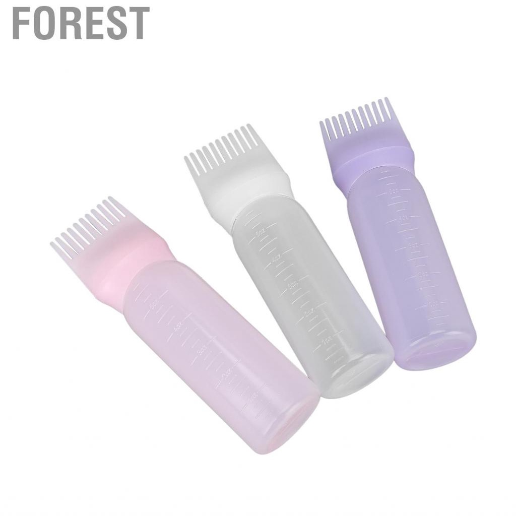 Forest 3x  Applicator Bottle Home Salon Portable Root Styling Comb
