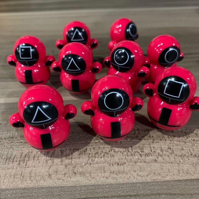 Set 10 Mô Hình Mực Đồ Chơi Để Bàn Trang Trí Mới Cho Trẻ Em