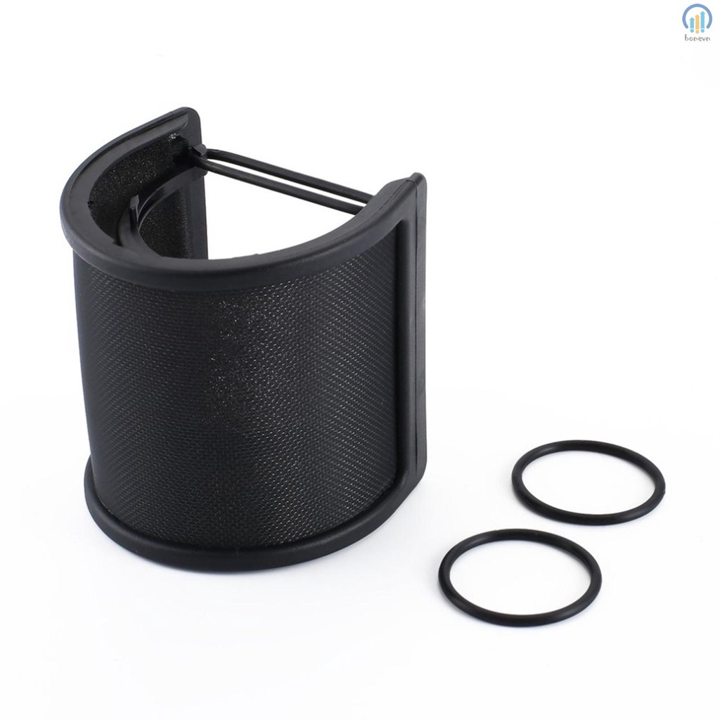 High-Quality Microphone Pop Filter Shield Mic Net Windproof Recording Anti Noise Cover