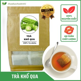 Trà Khổ Qua Túi Lọc Hỗ Trợ Thanh Nhiệt Cơ Thể Dáng Đẹp Da Xinh Hộp 25 gói