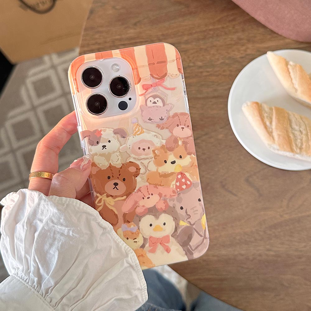 Ốp Điện Thoại Cứng Họa Tiết Động Vật Cho iphone 12 12pro 12promax 13 13pro 13promax 14 14pro 14promax 15 15pro 15promax