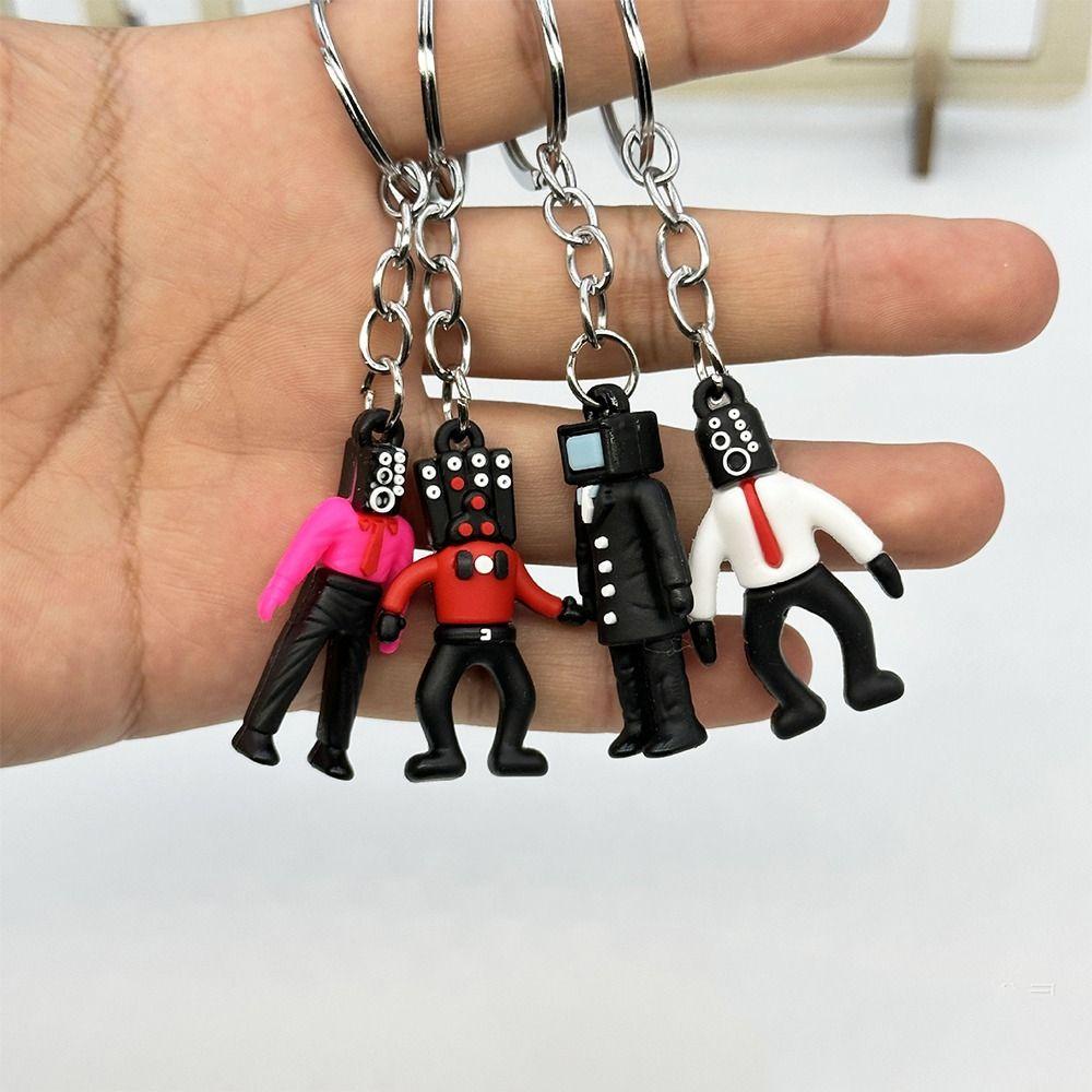 Shanhai Móc Khóa Hình Búp Bê Nam skibidi bop Camora man skibidi mini Dễ Thương