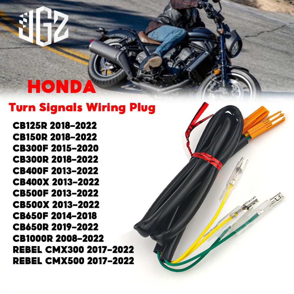 Dây Cáp Chuyển Đổi Tín Hiệu Xi Nhan Cho Xe Mô Tô honda rebel Cx300 cb125r cb650r 1000r