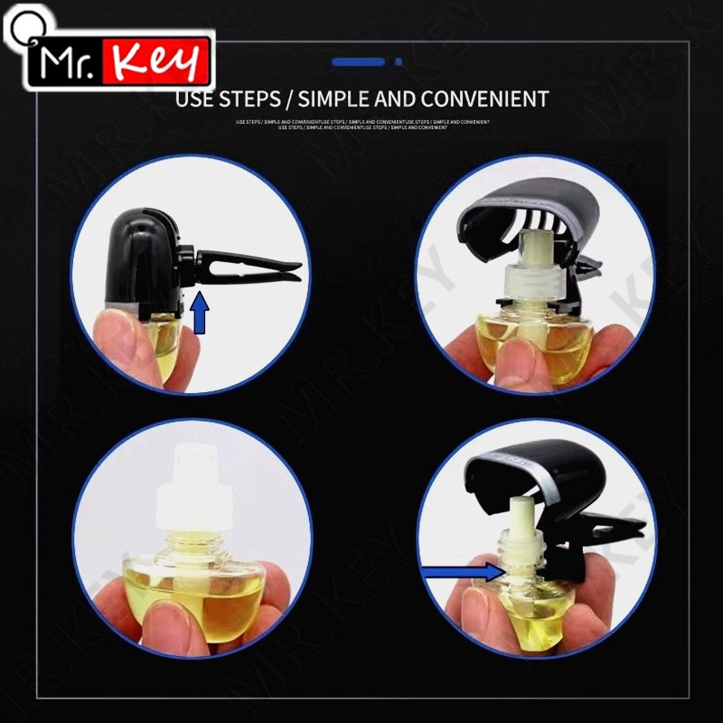 Bộ 2 Kẹp Khuếch Tán Nước Hoa a / c Chất Lượng Cao Cho Xe Hơi