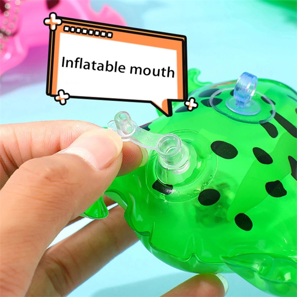 Bong Bóng Hình Ếch Bơm Hơi mini Có Móc Khóa Trang Trí Túi Xách / Điện Thoại Di Động