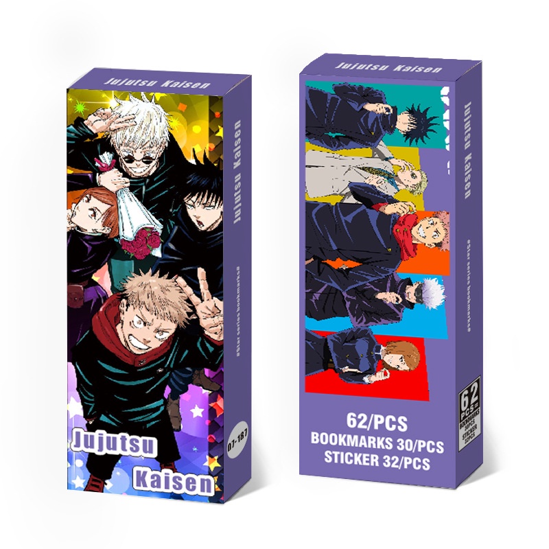 Genshin, ONE PIECE,BLUE LOCK, OSHI NO KO, My Hero Academia, Haikyuu!! NARUTO, Jujutsu Kaisen,Tokyo Revengers, Chainsaw Man, Demon Slayer Bookmark Stickers