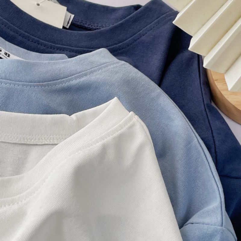 Áo Thun 3158 Nam Nữ Unisex 1990live Phong Cách Basic Hàn Quốc Chất vải Cotton cao cấp Thoáng Mát inTHE ONE