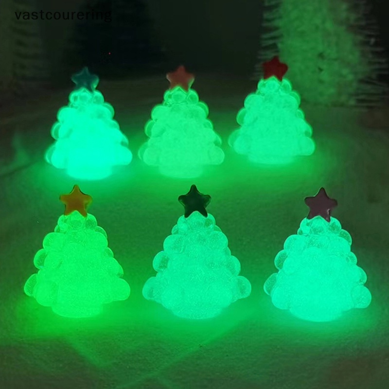 Bình Hoa mini Phát Sáng Dùng Trang Trí Cây Thông Giáng Sinh Độc Đáo