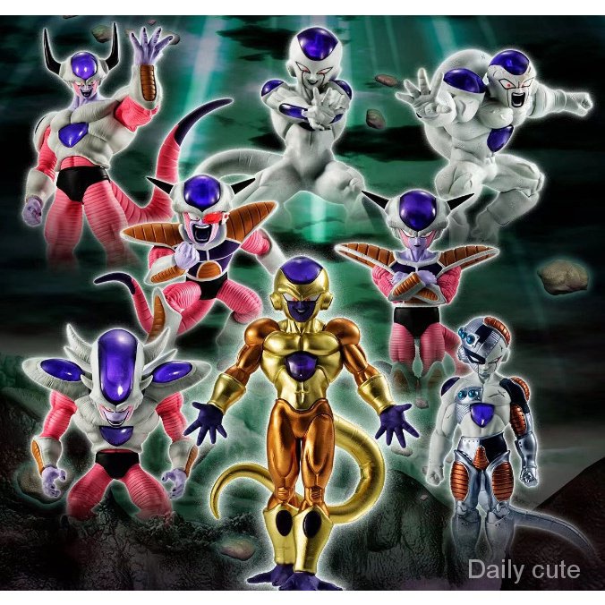 Bộ mô hình Frieza HG all form tất cả hình dáng của Frize Dragonball figure Freeza perfect mô hình mecha gold Set 8 Mô Hình Nhân Vật Phim Hoạt Hình dragon ball