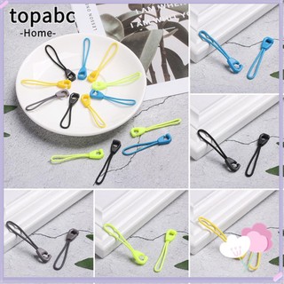 Set 5 / 10 / 15 / 20 dây rút kéo dài khóa zip bằng nhựa 5 màu tiện dụng
