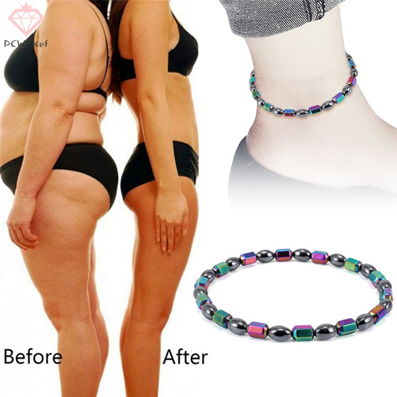 Vòng Đeo Chân Bằng Đá hematite Giảm Cân An Toàn Cho Nữ Mới