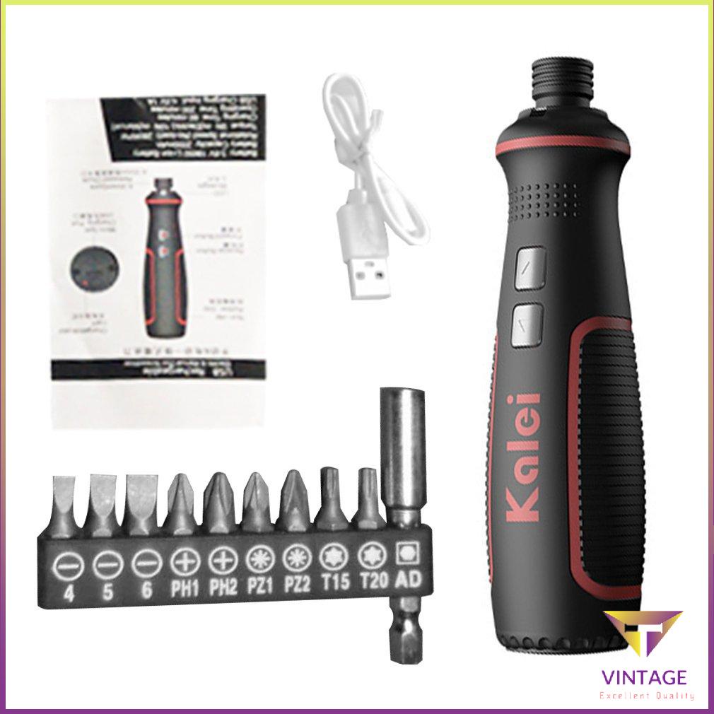 Electric Screwdriver Manual Battery Replacement Strong Magnetic Head Design [A/5]